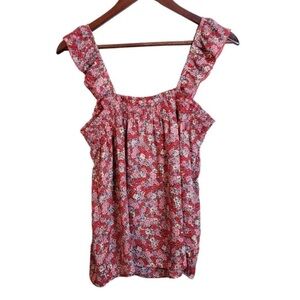 NWT: Loft Floral Boho Flowing Tank: Medium